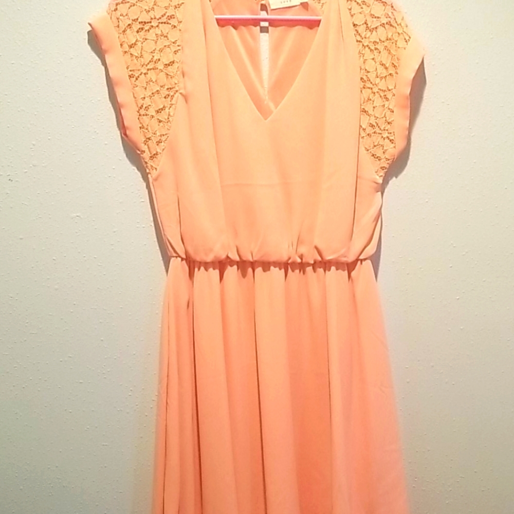 Peach Dress